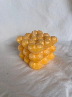 Kostka srdce - žlutá