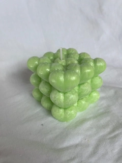 Kostka srdce - zelená